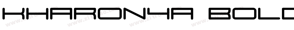 Kharon4a Bold字体转换
